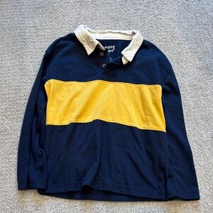 Jumping Beans Navy and Yellow Long Sleeve